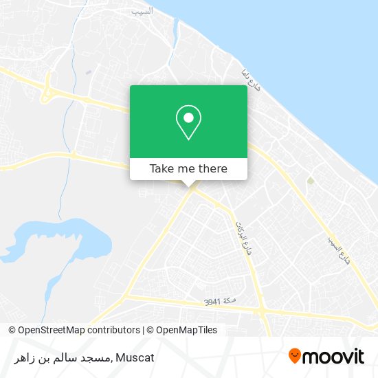 مسجد سالم بن زاهر map