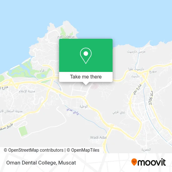 Oman Dental College map