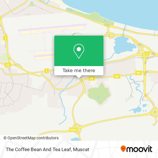 The Coffee Bean And Tea Leaf map