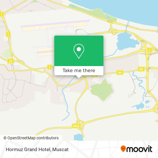 Hormuz Grand Hotel map
