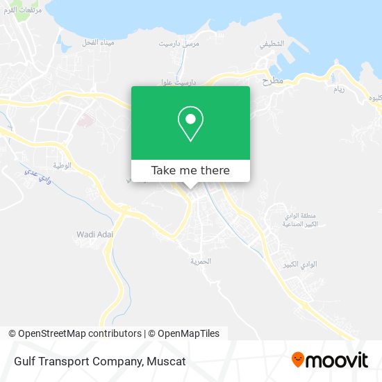 Gulf Transport Company map