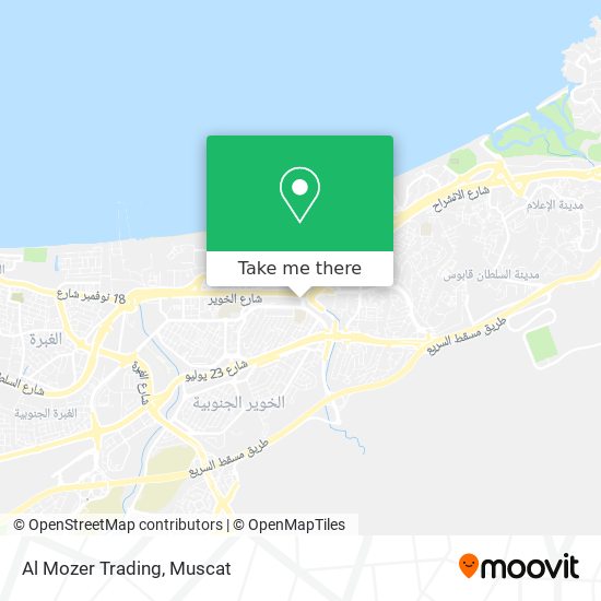 Al Mozer Trading map