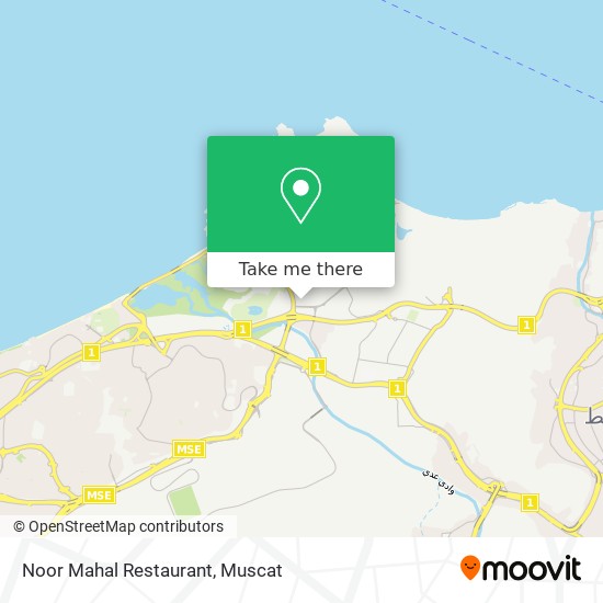 Noor Mahal Restaurant map