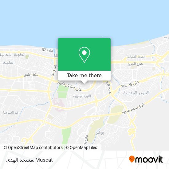مسجد الهدى map