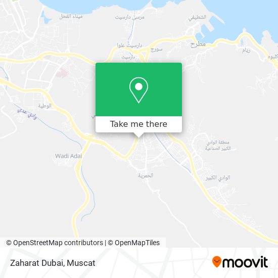 Zaharat Dubai map