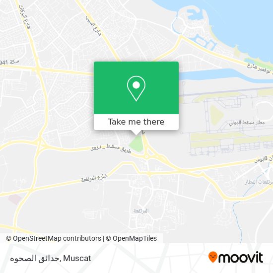 حدائق الصحوه map