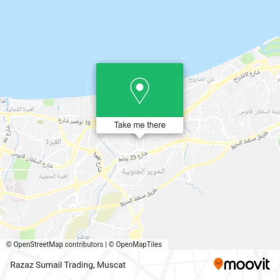 Razaz Sumail Trading map