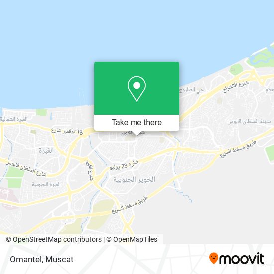 Omantel map