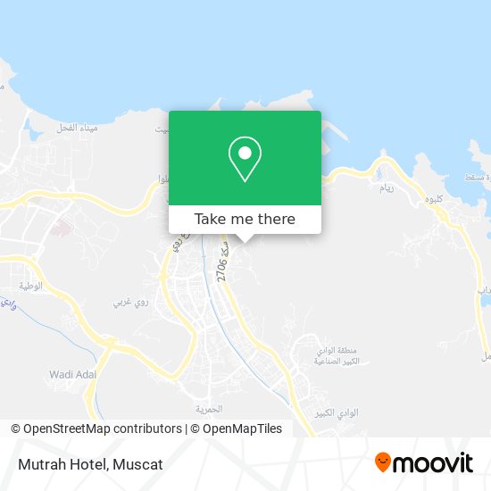 Mutrah Hotel map