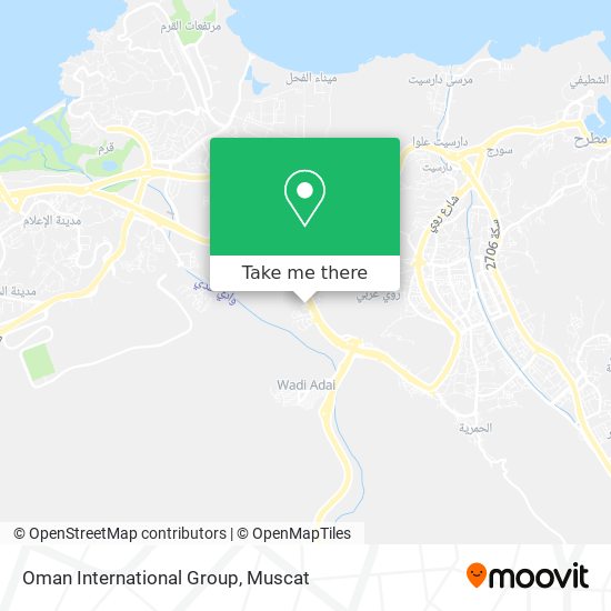 Oman International Group map