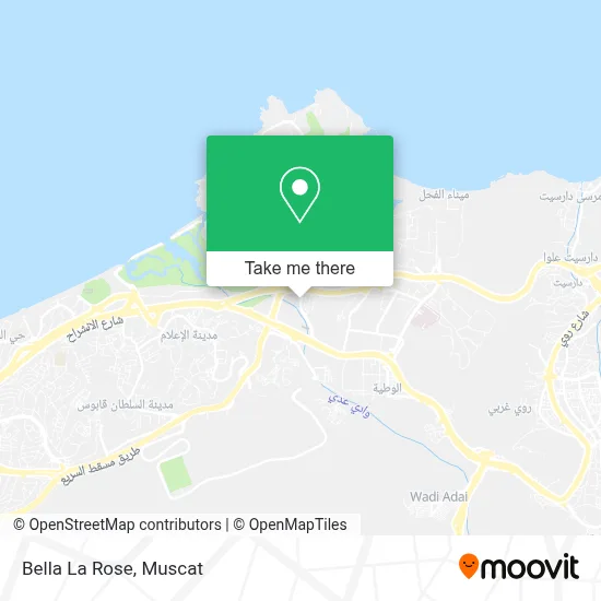 Bella La Rose map