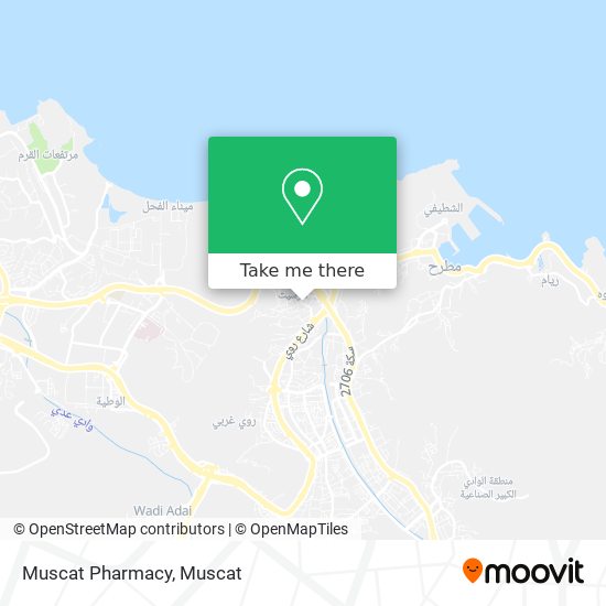 Muscat Pharmacy map