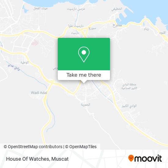 House Of Watches map