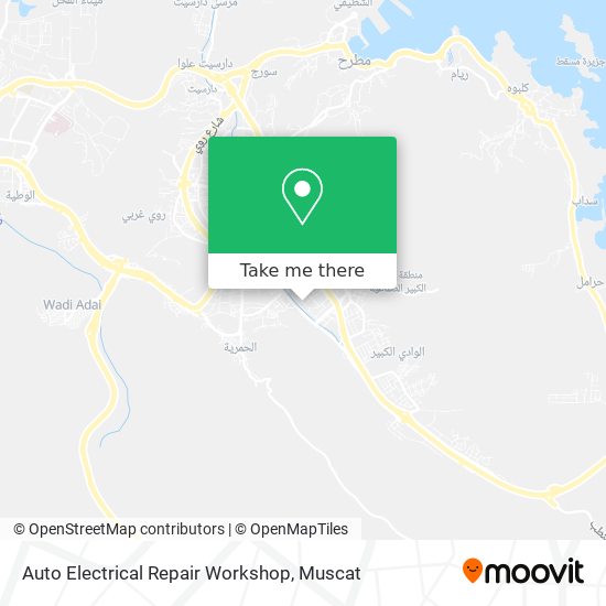 Auto Electrical Repair Workshop map