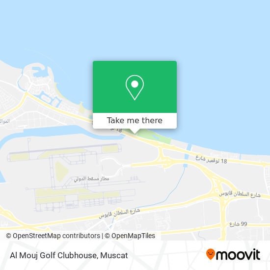 Al Mouj Golf Clubhouse map