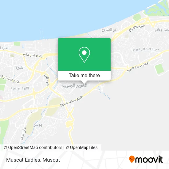 Muscat Ladies map