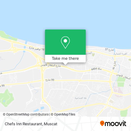 Chefs Inn Restaurant map