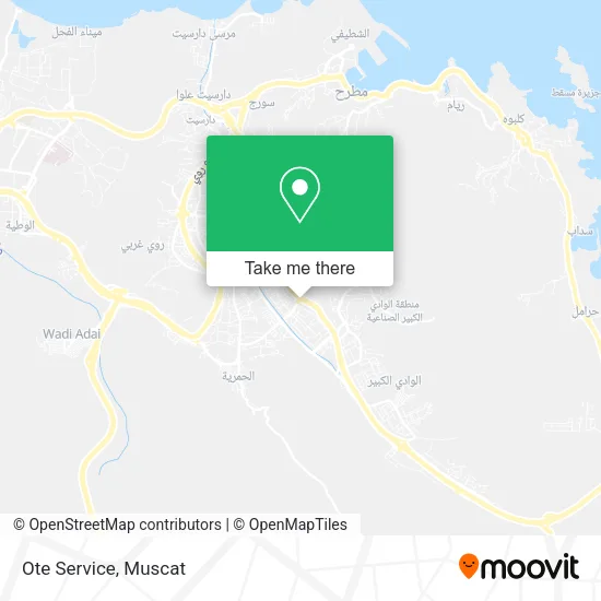 Ote Service map