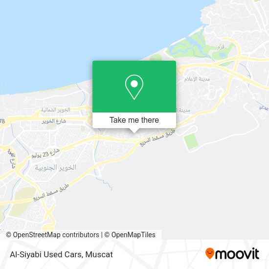 Al-Siyabi Used Cars map