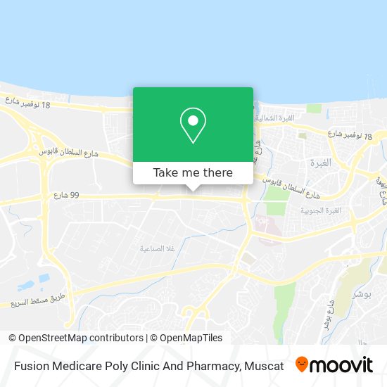 Fusion Medicare Poly Clinic And Pharmacy map