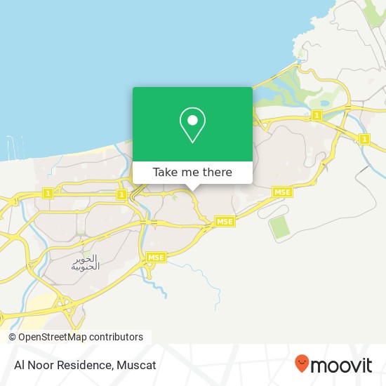 Al Noor Residence map