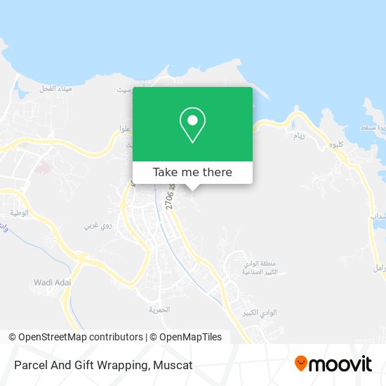 Parcel And Gift Wrapping map