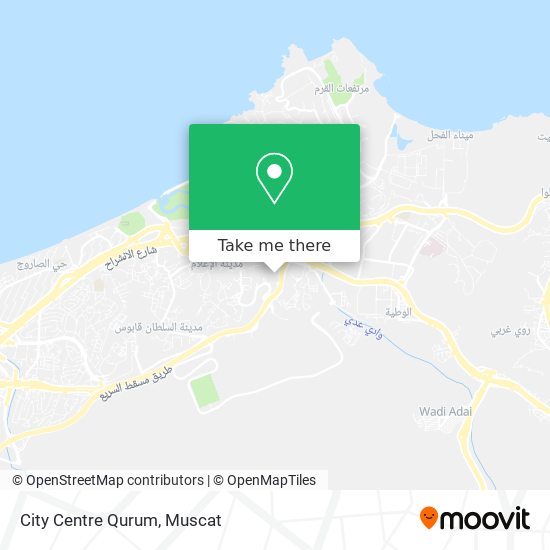 City Centre Qurum map