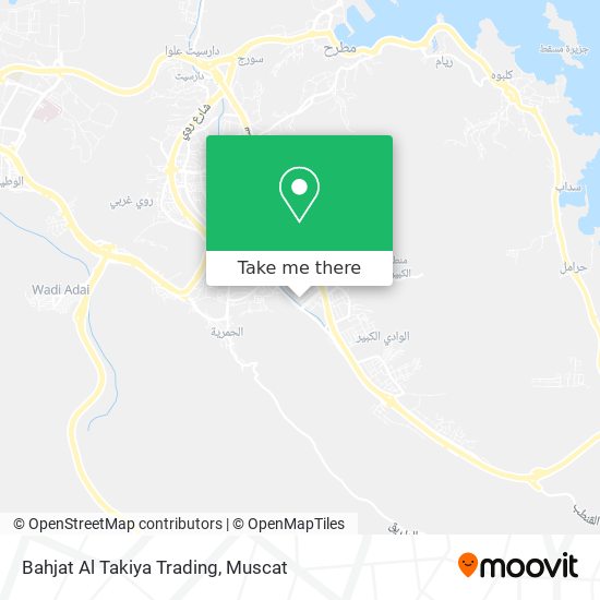 Bahjat Al Takiya Trading map
