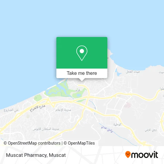 Muscat Pharmacy map