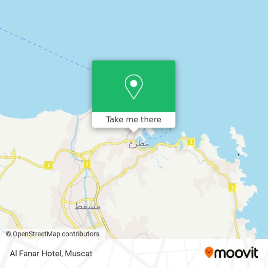 Al Fanar Hotel map