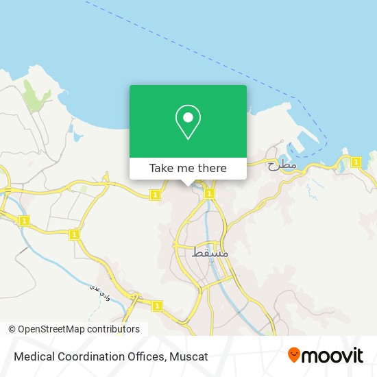 Medical Coordination Offices map