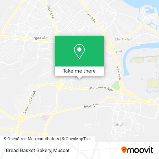 Bread Basket Bakery map