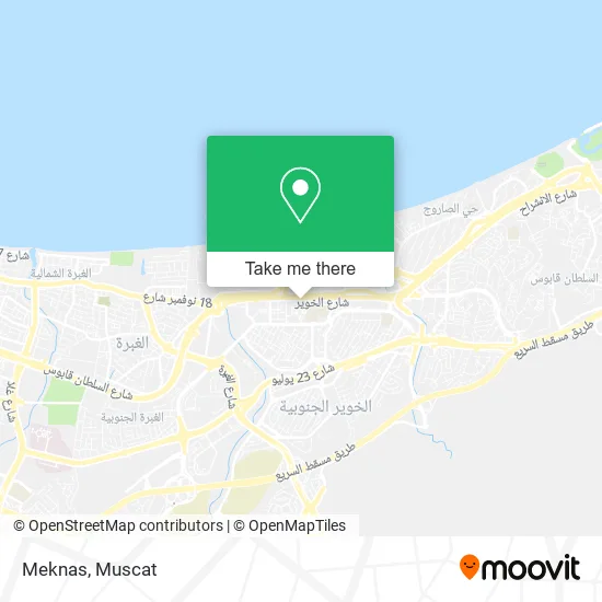 Meknas map