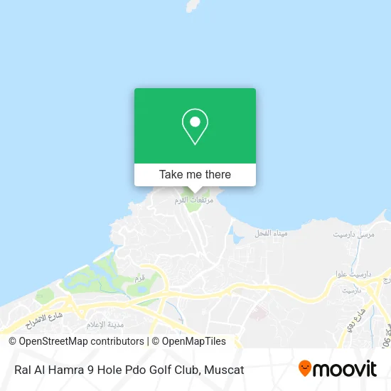 Ral Al Hamra 9 Hole PDO Golf Club map