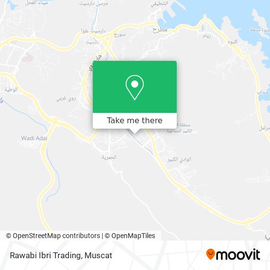 Rawabi Ibri Trading map