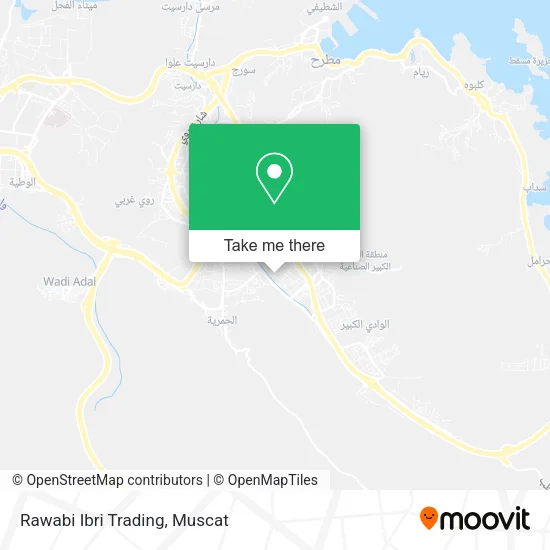 Rawabi Ibri Trading map