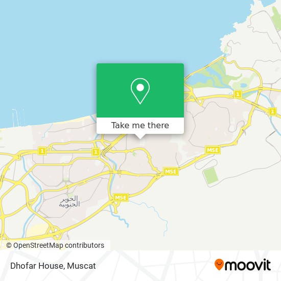 Dhofar House map
