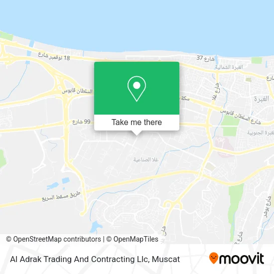 Al Adrak Trading And Contracting Llc map