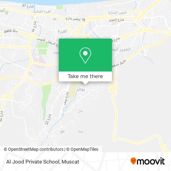 Al Jood Private School map