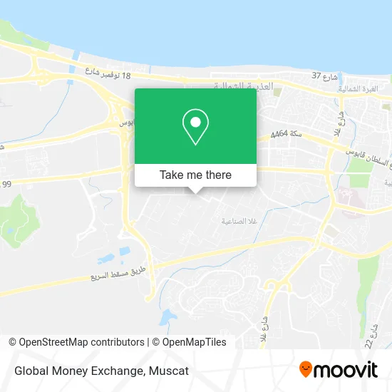 Global Money Exchange map