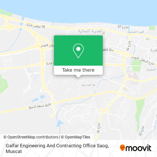 Galfar Engineering And Contracting Office Saog map