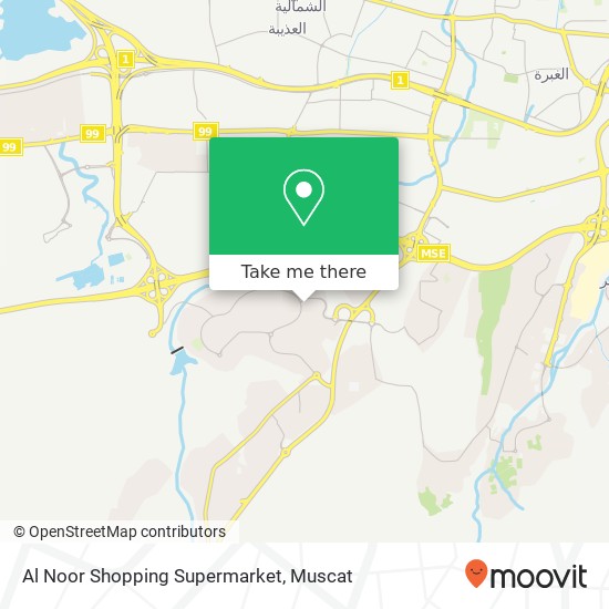 Al Noor Shopping Supermarket map