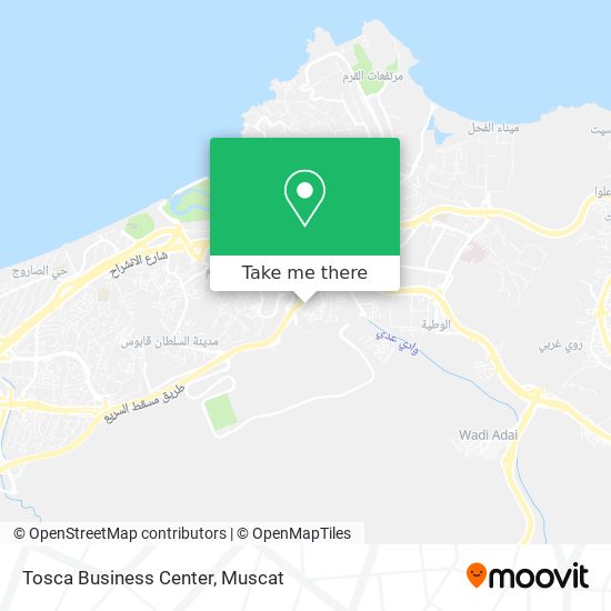Tosca Business Center map