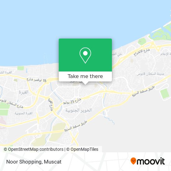 Noor Shopping map