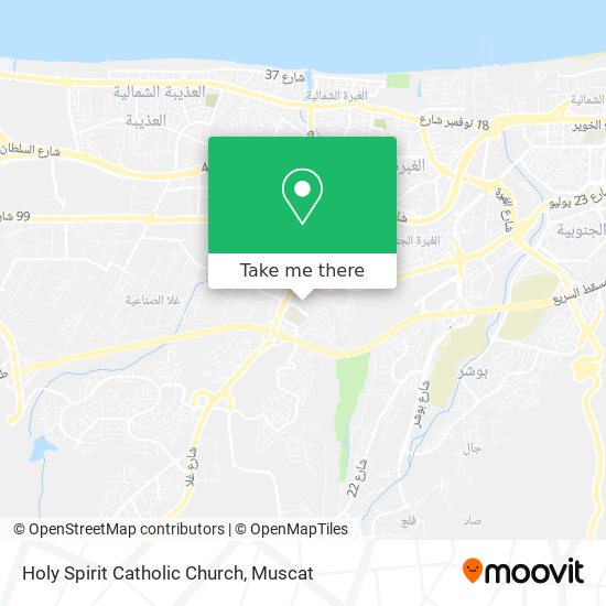 Holy Spirit Catholic Church map