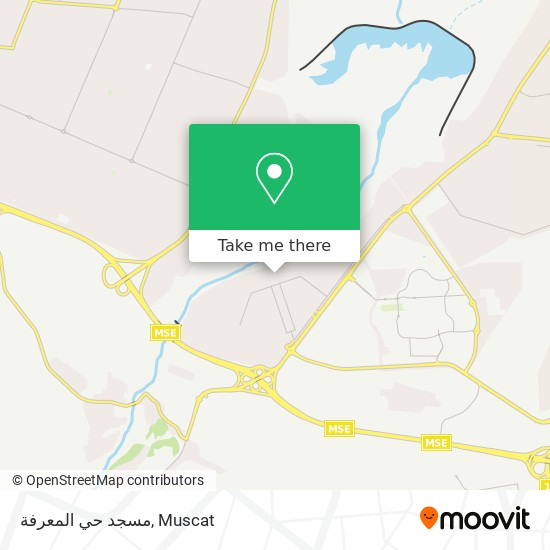 مسجد حي المعرفة map