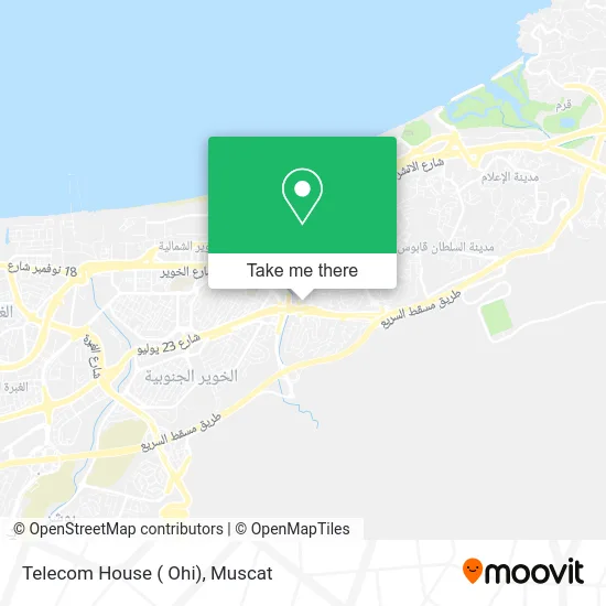Telecom House (Ohi) map