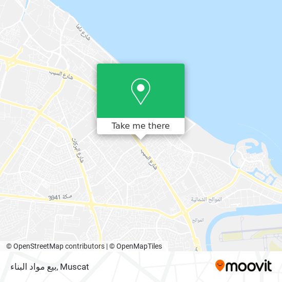 بيع مواد البناء map