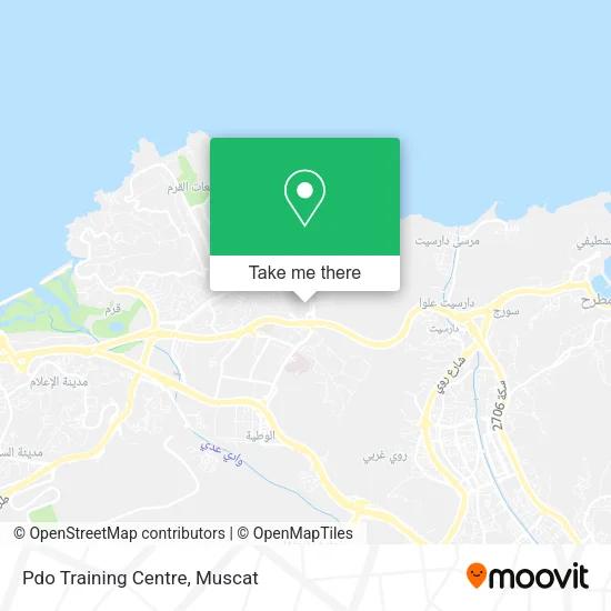 Pdo Training Centre map