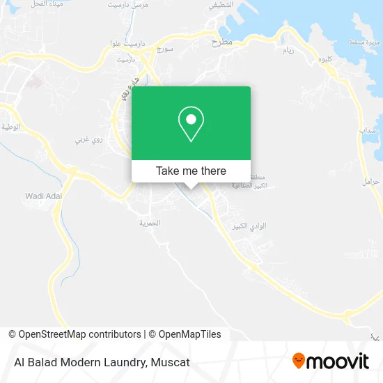 Al Balad Modern Laundry map